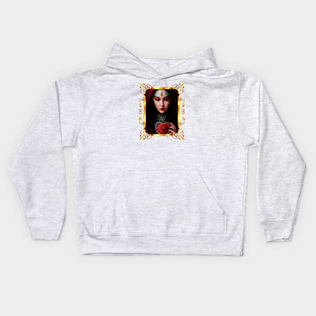 Another Interpretation of Mary Magdalene Kids Hoodie by Mazzlo Shop